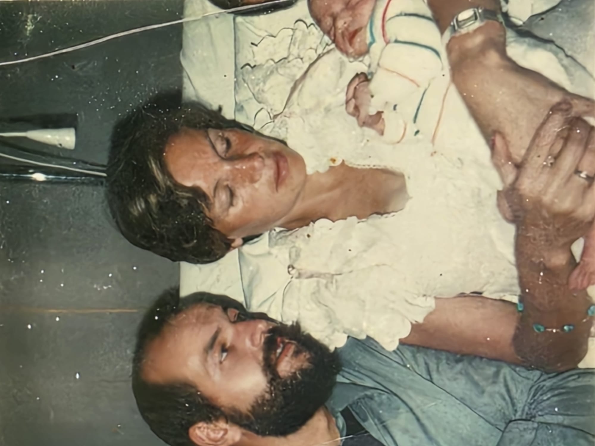 Ik als baby bij mijn ouders Leopold Martens en Maria Moors